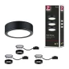 Éclairage sous-meubles LED Pukk 3x3,5W 65mm 3x210lm 230V rond Noir