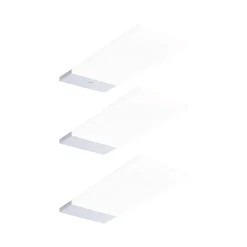 Éclairage sous-meubles LED Bredo Détecteur de proximité Kit de 3 3x2,5W 80x190mm 3x180lm 230/12V Argent