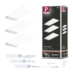 Éclairage sous-meubles LED Bredo Détecteur de proximité Kit de 3 3x2,5W 80x190mm 3x180lm 230/12V Argent