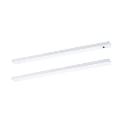 Éclairage sous-meubles LED Inline Kit de démarrage 3000K gradable 2x4W 350x26mm 2x350lm 230/24V Blanc dépoli