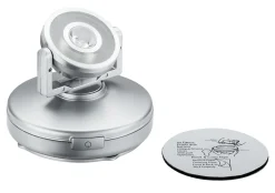 Éclairage sous-meubles LED Pile Rotate interrupteur inclus 92mm 66lm 3000K gradable Chrome mat