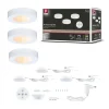 Éclairage sous-meubles LED Batuno 3x2,1W 70mm 3x180lm 230/24V Blanc