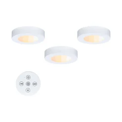 Éclairage sous-meubles LED Batuno 3x2,1W 70mm 3x180lm 230/24V Blanc