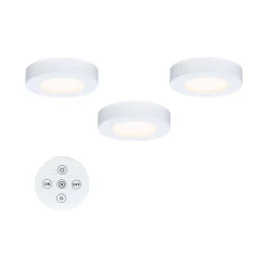 Éclairage sous-meubles LED Batuno 3x2,1W 70mm 3x180lm 230/24V Blanc