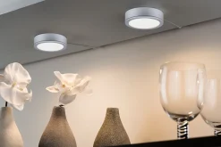 Éclairage sous-meubles LED Pukk 3x3,5W 65mm 3x210lm 230V rond Chrome mat