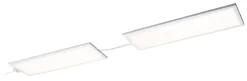 Éclairage sous-meubles LED Ace carré 300x100mm 520lm 2700K Blanc Satiné gradable