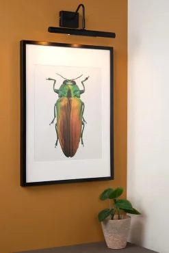 Éclairage tableau VINZ en métal avec 2xG9 - Noir - Lucide