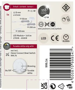 Clever Connect Spot LED Medal Tunable White 2,3W Blanc dépoli