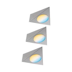 Clever Connect Spot LED Trigo Tunable White 3x2,1W 12VA Nickel brossé