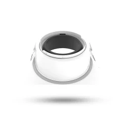 Collerette basse luminance - Carré/Rond - Blanc/Noir - Pour spot éCLAT II