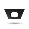 Collerette Carrée Inclinable Noir Pour Spot éCLAT II 82x82mm
