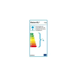 Collerette fixe finition alu brossé étanche IP65 diamètre 82mm