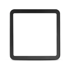 Collerette noire Accessoire Quadra 280x280x50mm PC robuste Compatible 77907/77908