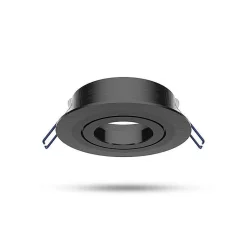 Collerette orientable finition noir diamètre 92mm