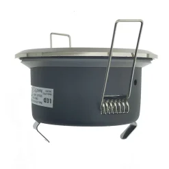 Collerette support d'encastrement GU10 / MR16 Etanche IP65 INOX, pour Salle de Bain, douille incl