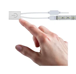 Commutateur tactile MaxLED IP20 144W gris H.8,5 x P.3 cm