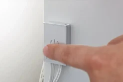 Commutateur tactile MaxLED IP20 144W gris H.8,5 x P.3 cm