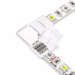 Connecteur D'angle pour Ruban LED RGBW 10mm - SILAMP