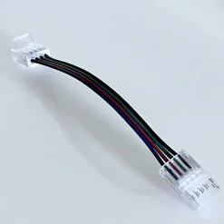 Connecteur Double pour Ruban LED RGB 10mm IP20 - SILAMP