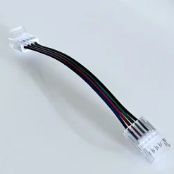 Connecteur Double pour Ruban LED RGB 10mm IP44 - SILAMP