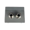 Connecteur étanche 1 entrée 2 sorties IP68 GRIS - SILAMP