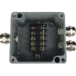 Connecteur étanche 1 entrée 2 sorties IP68 GRIS - SILAMP