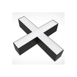 Connecteur X 20W Noir pour Réglette LED 120 - Blanc du Jour 6000K