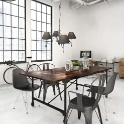 Couronne décorative noire d : 55cm 'Castellum'