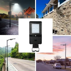 CRUISER XL : réverbère solaire 40W (6000lm) avec détecteur de mouvement et télécommande