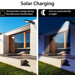 CRUISER XL : réverbère solaire 40W (6000lm) avec détecteur de mouvement et télécommande