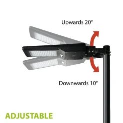 CRUISER XL : réverbère solaire 40W (6000lm) avec détecteur de mouvement et télécommande