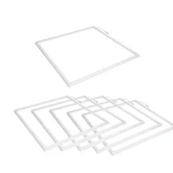 Dalle LED Cadre Lumineux 60x60 Slim 36W BLANC (Pack de 6) - Blanc Froid 6000K - 8000K - SILAMP