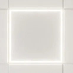 Dalle LED Cadre Lumineux 60x60 Slim 36W BLANC (Pack de 6) - Blanc Chaud 2300K - 3500K - SILAMP