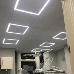 Dalle LED Cadre Lumineux 60x60 Slim 36W BLANC (Pack de 6) - Blanc Neutre 4000K - 5500K - SILAMP