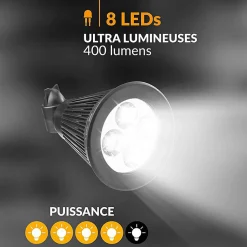 Double Projecteur Led Multicolores Solaire L350 Wi-light