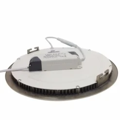 Downlight Dalle LED Extra Plate Ronde ALU 18W (Pack de 5) - Blanc Froid 6000K - 8000K - SILAMP