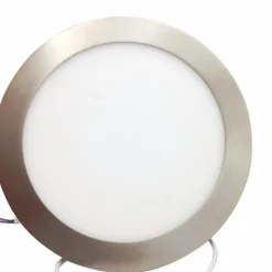 Downlight Dalle LED Extra Plate Ronde ALU 18W (Pack de 5) - Blanc Chaud 2300K - 3500K - SILAMP