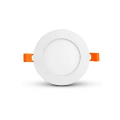 Downlight LED Rond - 120mm - 6W - 4000K - Blanc - Encastrable