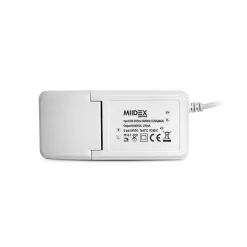 Downlight LED Rond 225mm - 18W - Blanc Chaud 3000K - Alu Blanc - 5 Ans