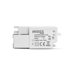 Downlight LED Slimy Rond 85mm 3W Blanc Jour 6000K Alu Encastrable