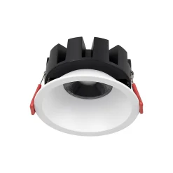 Downlight LED 15W, température de couleur réglable, rond, utilise une puce Osram et un pilote KGP, Blanc
