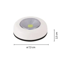 Eclairage De Meuble - Mini lampe 'push light' 3 LED à piles