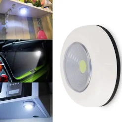 Eclairage De Meuble - Mini lampe 'push light' 3 LED à piles