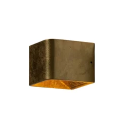 Eclairage mural à LED 6W - doré 10 cm - Quadra