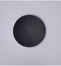 Eclairage mural LED couleur noire extérieur D18 cm - Lunar