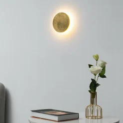 Eclairage mural LED feuilles dorées - Lunar