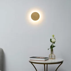 Eclairage mural LED feuilles dorées - Lunar