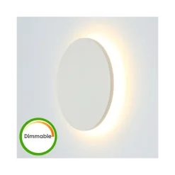 Eclairage mural moderne LED D18 cm compatible avec variateur - Lunar