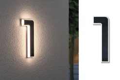 Eclairage Solaire pour Numéro de Maison Paulmann 79842 - Économie d'Énergie et Élégance