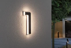 Eclairage Solaire pour Numéro de Maison Paulmann 79842 - Économie d'Énergie et Élégance